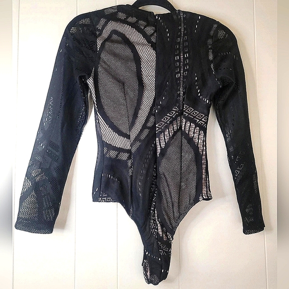 LF SEEK The Label Sheer Fishnet Bodysuit XS - Picture 7 of 7